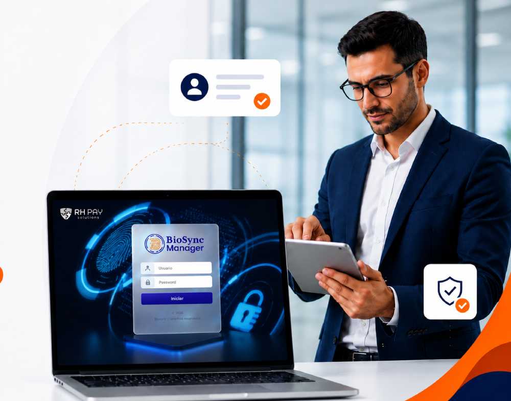 Dashboard de BioSync Manager mostrando asistencia en tiempo real